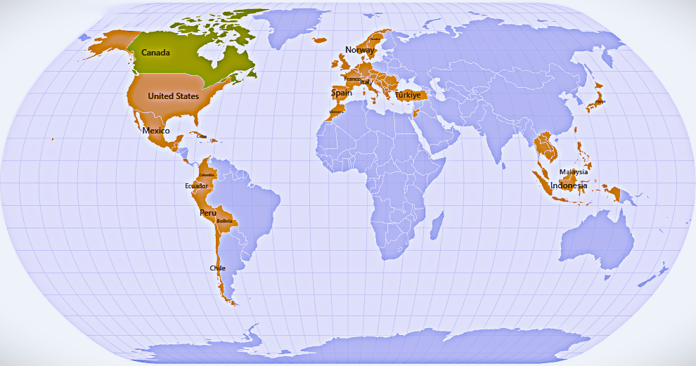 Destinations My 60 Countries List (Van Life, Backpacking & Dog Travel)